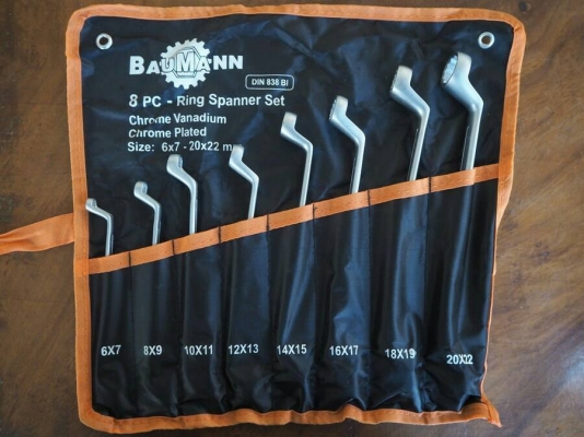 ขายประแจแหวนชุด8ตัวเยอรมัน BAUMANN GERMANY.