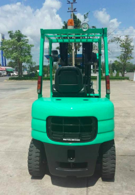 ขายรถ Forklift Mitsubishi Used นำเข้า FD30 3 ตัน เสาเข้าตู้ 4.3 เมตร ติดงากระดก Hinged Fork