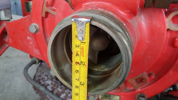 ปั๊มดับเพลิงเก่าญี่ปุ่น TOHATSU 60 (1)  เครื่องยนต์เบนซิน 2 สูบ สภาพดี