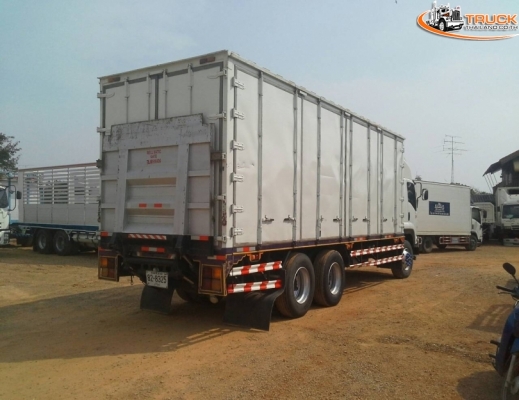 ขาย 10ล้อตู้แห้ง10บาน/ติดตั้งลิฟท์ขนถ่ายสินค้า/รุ่น FVM/300 แรงม้า/ยาว 7.6ม./ปี57 ขาย 10ล้อตู้แห้ง10บาน/ติดตั้งลิฟท์ขนถ่ายสินค้า/รุ่น FVM/300 แรงม้า/ยาว 7.6ม./ปี57