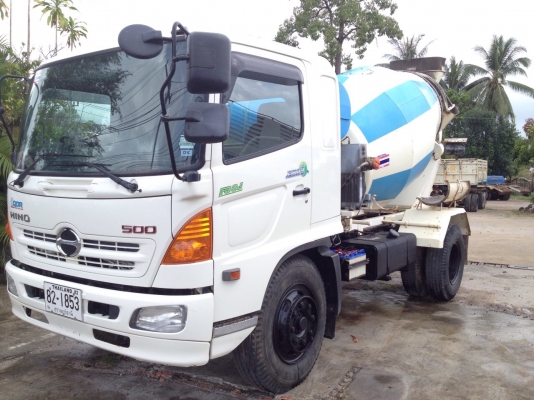 ขายรถ โม่ปูน 6 ล้อ ฮีโน่ 220 แรงม้า ไมล์แค่ 15000 รถสวย ปี 56 FG8J โม่ 4คิวถึง4คิวครึ่ง