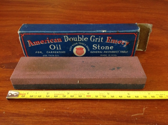 ขายหินลับมีด Vintage American Double Grit Emery oil stone
