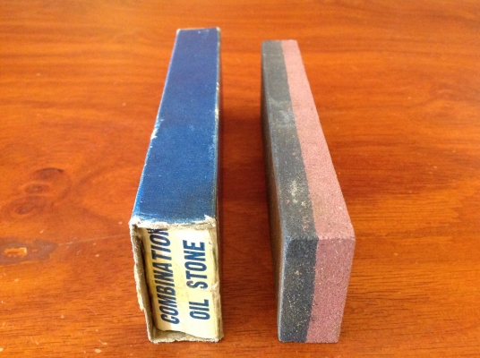 ขายหินลับมีด Vintage American Double Grit Emery oil stone