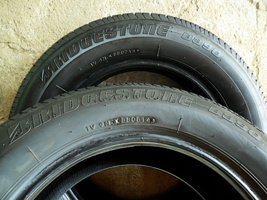 ยางขอบ15  บริดสโตน195-65-R15 ลงพื้นปลายปี14 (4เส้น2,600)