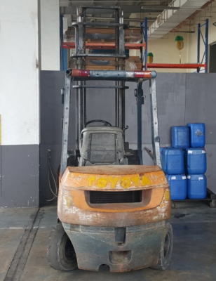 ขาย Used Toyota 7FD25 ดีเซล เสา 4 เมตร นำเข้า เกียร์ออโต้