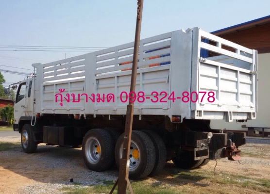 ขายรถบรรทุกดัมพ์ MITSUBISHI M5 FN627 ปี 51 เครื่อง 6D16 turbo inter - 240 แรง 2 เพลา กระบะดัมพ์อู่นครสวรรค์ มีลำโพงลากลูก ยางเต็ม ทะเบียนพร้อม