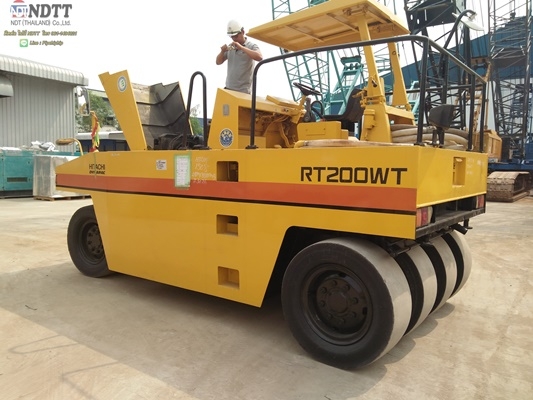 Hitachi RT200WT รถบด 7ล้อ รถเก่าญี่ปุ่นไม่เคยใช้งานในไทยครับ