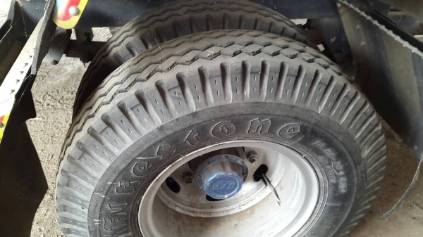 หางพ่วงเกษตร 3 คานล้อยก อลูมิเนียมเต็ม