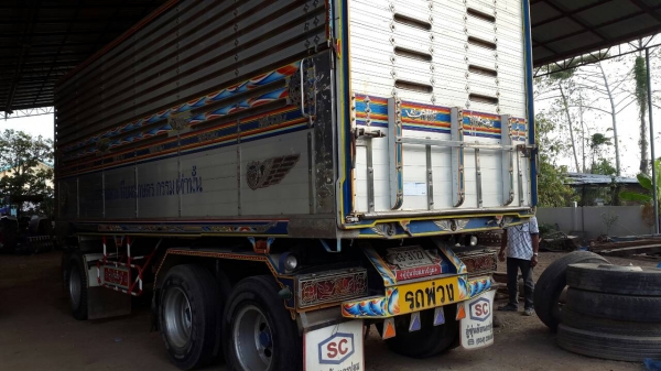 หางพ่วงเกษตร 3 คานล้อยก อลูมิเนียมเต็ม