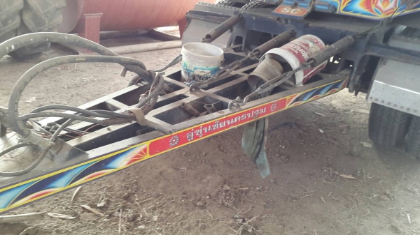 หางพ่วงเกษตร 3 คานล้อยก อลูมิเนียมเต็ม