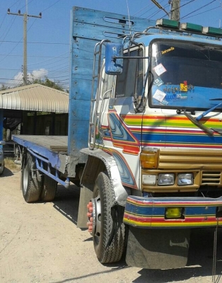 หกล้อ ฮีโน่ FL17 EH 700 พ.เวอร์ แอร์ พื้นเรียบ ยาว6.50ม สภาพดีสวยบางเดิมพร้อมใช้ ทะเบียนพร้มโน