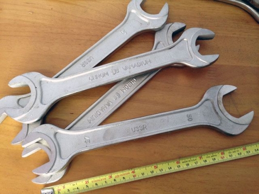 ขายประแจปากตายรัสเซียเบอร์27/30งานเก่าเก็บ USSR  Rusia.