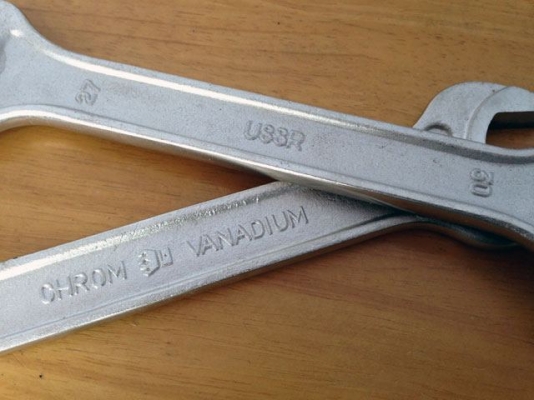 ขายประแจปากตายรัสเซียเบอร์27/30งานเก่าเก็บ USSR Rusia. ขายประแจปากตายรัสเซียเบอร์27/30งานเก่าเก็บ USSR Rusia.