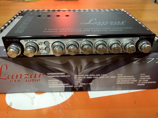 ขายปรีแอมป์ LANZAR Z-77 รองรุ่นใหญ่แยกขับซับ 12" แรงๆเลย