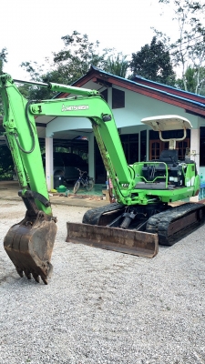 รถขุดมิตซู  MM 45  แทคยางพร้อมใช้งาน