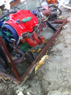 ขายเครื่องพร้อมแท่นชุดเกียร์ หางตี