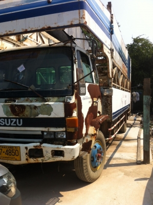 195 แรง ร็อกกี้ตัวแรก ฝาขาว เครื่องดี บรรทุกมอเตอร์ไซด์โรงงานมาก่อน