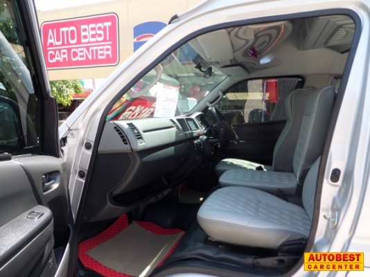 โทร 0922726669 คุณตันหยงรถตู้เบสมือสองฝั่งธน รถตู้ ดีเซลล์ ปี 2012 เบาะหนัง 3 แถว แต่งวีไอพี หน้าใหม่ ราคา 999,000 บาท