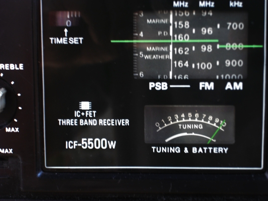 SONY ICF - 5500W เครื่อง 3 BANDS Made in Japan