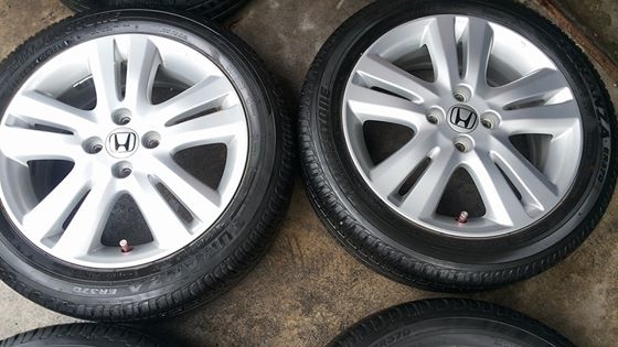 ล้อ Honda Jazz ขอบ16 พร้อม ยาง bridgestone 185 55 16 ปี2013 ล้อสวยๆ ยางดอกหนา