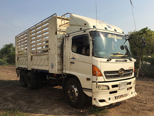 ขาย HINO MEGA FL1JNPA เครื่อง JO8C-TS 220 แรงม้า ปี 48 กระบะล่องสามมิตร ไม่ดั้ม ยาว 6.20 เมตร