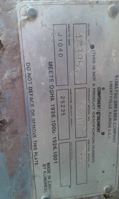 ขายรถตักล้อยาง CAT 510C เอกสารอินวอย ราคา 650000