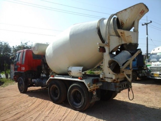 รถโม่ปูน 10ล้อ โม่ 6คิว ฮีโน่ไฮเทค 3MF สภาพสวยๆ พร้อมใช้ ราคาถูก