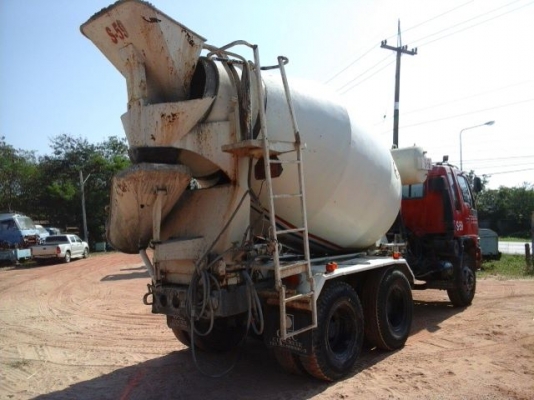 รถโม่ปูน 10ล้อ โม่ 6คิว ฮีโน่ไฮเทค 3MF สภาพสวยๆ พร้อมใช้ ราคาถูก