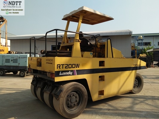 Hitachi RT200W รถบด 7ล้อ รถเก่าญี่ปุ่นไม่เคยใช้งานในไทยครับ