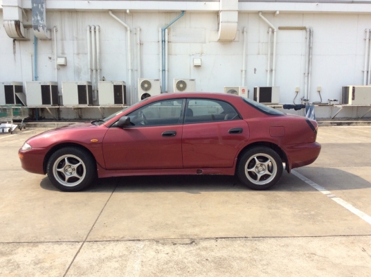 ขายรถ มาสด้า แลนติส ปี95 เครื่อง 1.8 เกียร์ธรรมดา เพาเวอร์ ไฟฟ้าทั้งคัน ภายในสวยๆแอร์เย็นหนาว ตัวถังเดิมๆไม่มีขนสีบางๆทั้งคันสีซีดบางชิ้น แม็ก enkai pro1แท้ ขอบ16&quot; เครื่องแน่นๆช่วงล่างแน่นเงียบกริบ รถขับดีมากครับ รถทรงสปอร์ตหายาก เล่มพร้อมขายถูกครับ