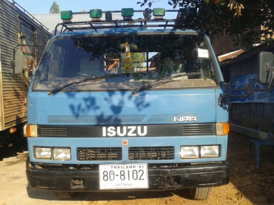 ISUZU NPR 115 ห้างแท้ ปี32 เกียร์ยาว หัวยกได้ เครื่อง 4BD1 กะบะยาว 4.3 ม.