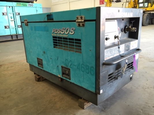 เครื่องปั๊มลม Airman PDS50S (50cfm / 7บาร์) นำเข้าจากญี่ปุ่น สนใจโทร. 080-6565422 (หนิง)