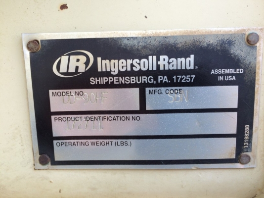 เบรคดาวน์ Ingersoll Rand รุ่น DD-90HF ปี 2003 นำเข้าจากอเมริกา ถึงไทยแล้วครับ สภาพดี ขายไม่แพง