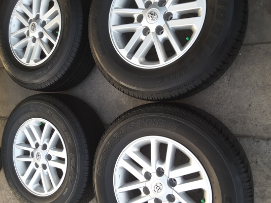 ล้อ toyota champ ขอบ 17 พร้อมยาง ชุดล่ะ 13500