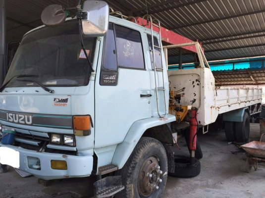 หกล้อขาย 690,000บ อีซูชุ ร็อค FTR12NY 240ปี35 แคชชีใหญ่ตลอด เครน 3ตัน ช่วงยาว 7.20ม สภาพดีพร้อมใช้ ทะเบียนพร้อมโอน