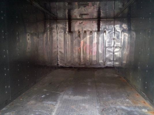 ตู้ใส่น้ำแข็ง ยกลงจากหกล้อ   ภายในสเตเลส   พร้อมใช้งาน...