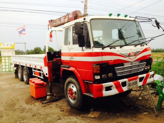 ขายสิบ Hino ล้อติดเครนยุนิค 4.5 ตัน 4 ปลอก สภาพพร้อมใช้งาน