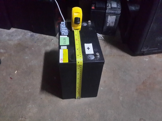 แบทเตอรี่แห้ง 12v  52A