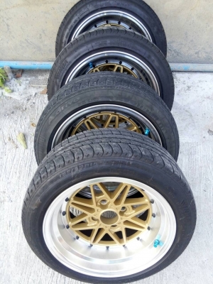 แม็ก อีควิป ขอบ 15 ออฟ 0 กว้าง หน้า 8 หลัง 9 พร้อมยาง 9800 บาท แม็ก อีควิป ขอบ 15 ออฟ 0 กว้าง หน้า 8 หลัง 9 พร้อมยาง 9800 บาท