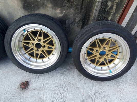 แม็ก อีควิป ขอบ 15 ออฟ 0 กว้าง หน้า 8 หลัง 9 พร้อมยาง 9800 บาท แม็ก อีควิป ขอบ 15 ออฟ 0 กว้าง หน้า 8 หลัง 9 พร้อมยาง 9800 บาท