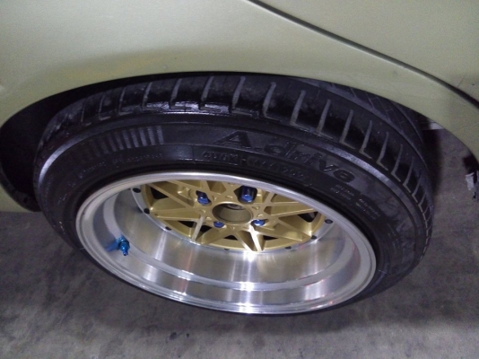 แม็ก อีควิป ขอบ 15 ออฟ 0 กว้าง หน้า 8 หลัง 9 พร้อมยาง 9800 บาท