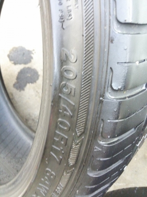 ขายยาง 205 40 17 สภาพดี เพิ่งถอดจากรถ 500 บาท ขายยาง 205 40 17 สภาพดี เพิ่งถอดจากรถ 500 บาท