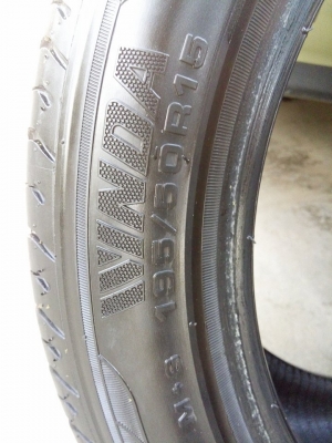 ยาง 195 50 15 ปี 15 สภาพดี ใหม่ๆ เพิ่งถอดจากรถ