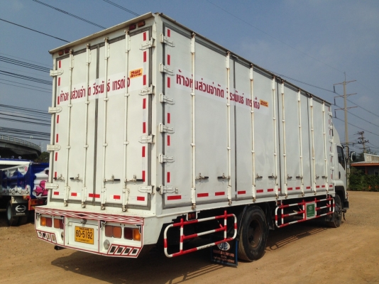 ขาย6ล้อตู้แห้ง10บาน/ยี่ห้อISUZU/รุ่นFTR/240แรงม้า/ปี56