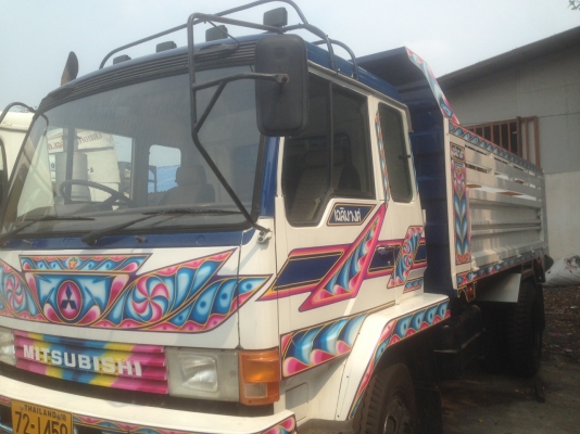 ขายรถดั๊ม 6 ล้อ Mitsubishi FK455