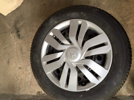 ขายล้อกระทะแจ๊สถอดป้ายแดงขอบ15 4 วง ราคา 5,500 บาท