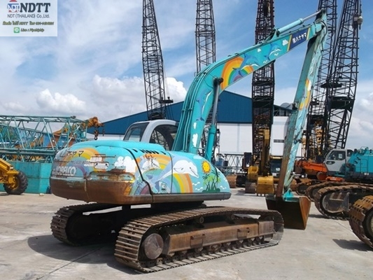 KOBELCO SK200LC-3 บูมยาว 15เมตร 10770ชม. ปี1997 รถเก่าญี่ปุ่นไม่เคยใช้งานในไทยครับ