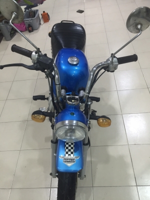 ขายกอลิล่าสีฟ้า 125cc ขายกอลิล่าสีฟ้า 125cc