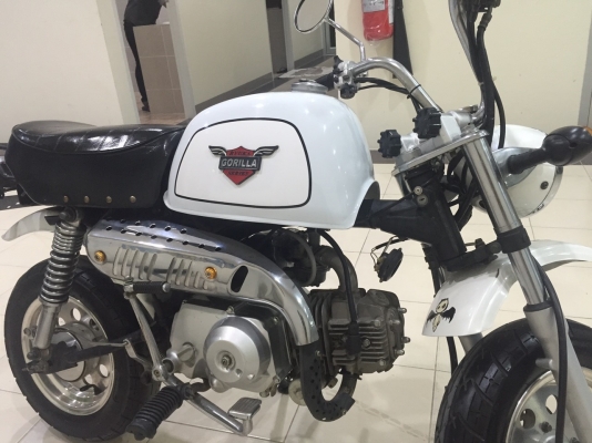 ขายกอลิล่าสีขาว 125cc