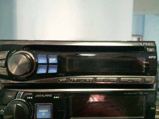 Alpine CDE-9846E MP3-RW CD-RW FMคลื่นไทย เครื่องศูนย์Mtech ปรีเอ้า1ชุด มือ2